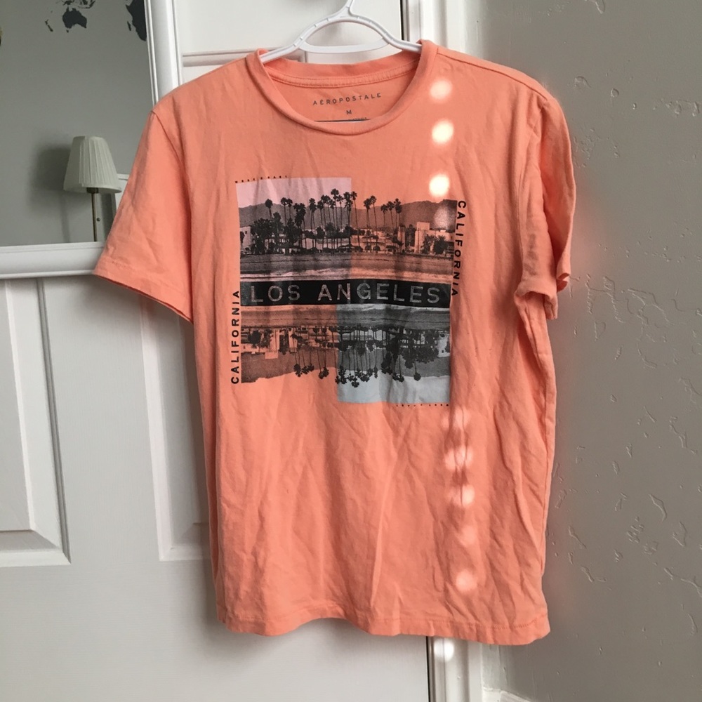 Aeropostale salmon men top